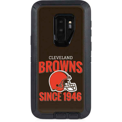 NFL Cleveland Browns Helmet Otterbox Defender Galaxy Skin